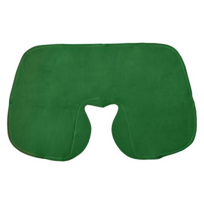 Подушка ROAD надувная дорожная в футляре, зеленый-1