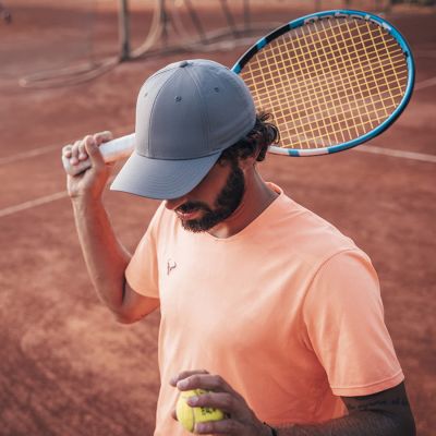 Бейсболка BOLT, 6 клиньев, пластиковая застежка, ярко-синий-1