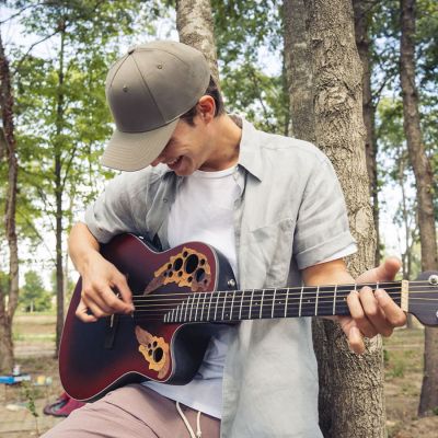 Бейсболка FIJI, 5 клиньев, застежка на липучке, серый-3