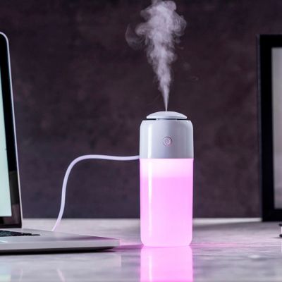 Увлажнитель воздуха TRUDY с LED подсветкой, емкость 200 мл, материал пластик, цвет белый-8