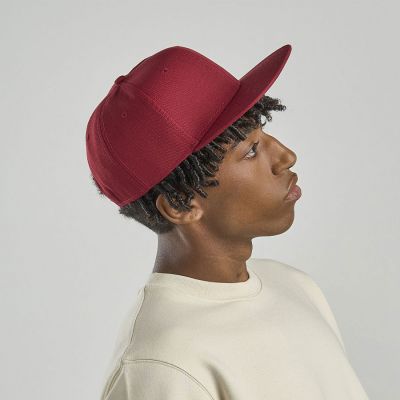 Бейсболка SNAP BACK-S, 6 клиньев, пластиковая застежка, черный-1