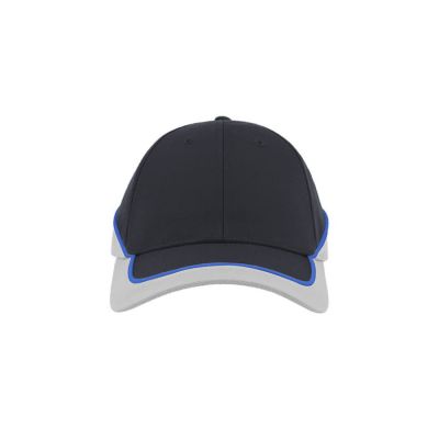 Бейсболка 'Racing', 6 клиньев, застёжка на липучке, темно-синий, белый-3