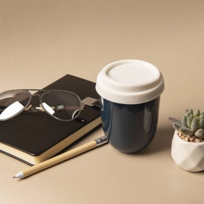 Стакан CAPSULA с крышкой, белый-5