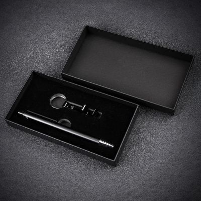 Набор ручка+ брелок ARCADA, черный-3