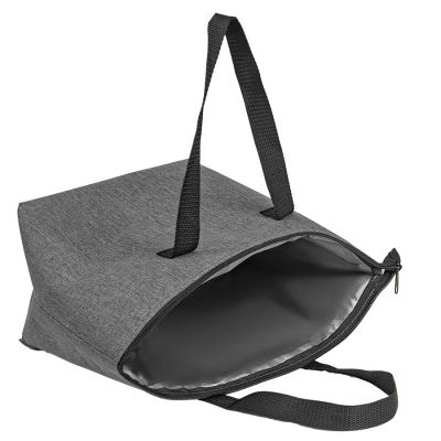 Термосумка 'FRESH', серый меланж, 39 x 25 x 16 см, полиэстер 300D-1