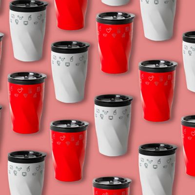 Термокружка BASIC, 350 мл, белый-7