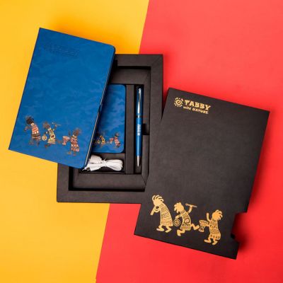 Универсальный аккумулятор 'Tabby' (5000mAh), синий, 7,5х12,1х1,1см-6