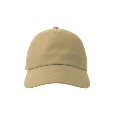 Бейсболка DAD HAT-S FIVE, 5 клиньев, металлическая застежка, песочный-2