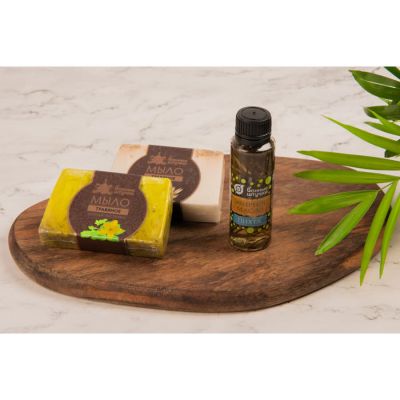 Эфирное масло с веткой 'Пихта', банное, бежевый-1