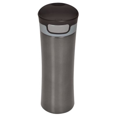 Термокружка дорожная  вакуумная DISCOVER, 450 мл, серый-0