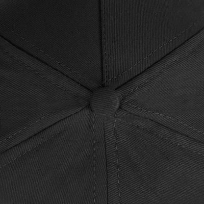 Бейсболка LIGHT, 5 клиньев,  застежка на липучке, черный-5