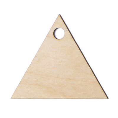 Ёлочное украшение TRIANGLE, бежевый-0