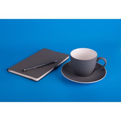 Чайная пара TENDER с прорезиненным покрытием, черный-4