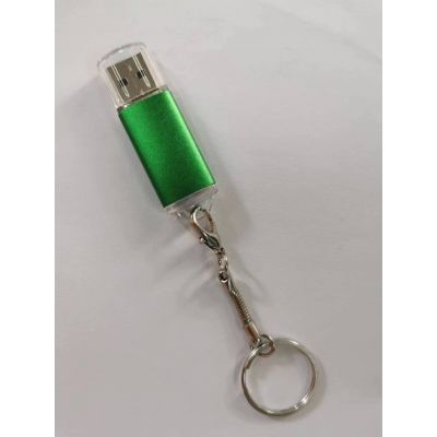 Брелок для флешки, серебристый, металл-6