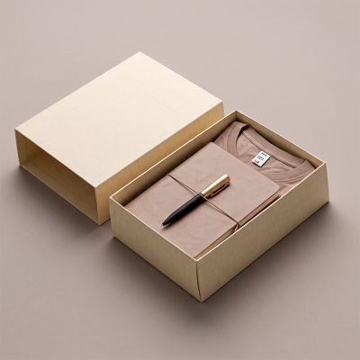 Набор подарочный Welcome Box: футболка LIBRA размер M/L, ежедневник, ручка в коробке, зеленый-0