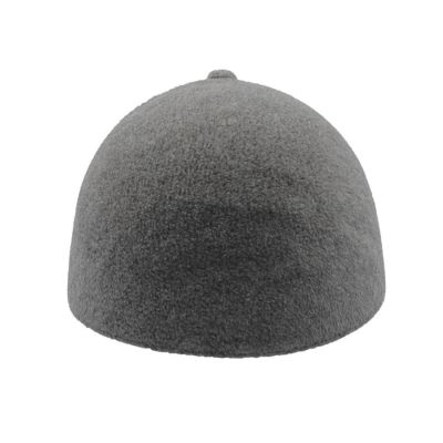 Бейсболка UNI-CAP POLARFLEECE, без панелей и швов, без застежки, серый-4