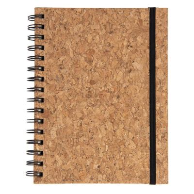 Блокнот XIANKEL A5, пробка, бежевый-1