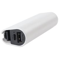 Универсальное зарядное устройство 'Cute' (2200mAh), белый