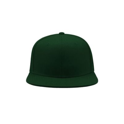 Бейсболка SNAP BACK, 6 клиньев, пластиковая застежка, зеленый-4