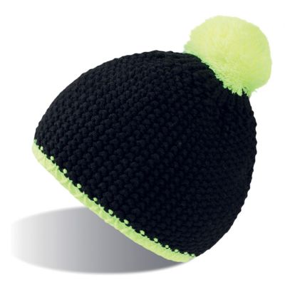 Шапка PEAK, черный, желтый-0