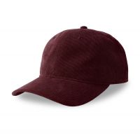 Бейсболка CREEP-S, 6 клиньев, металлическая застежка, бордовый