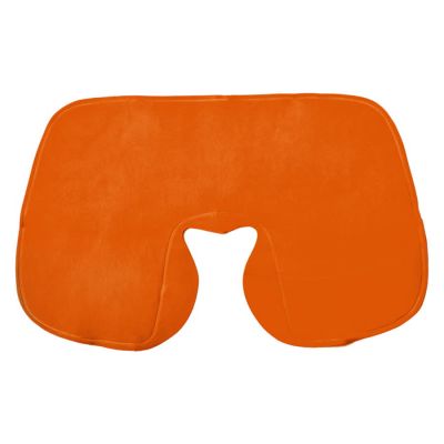 Подушка ROAD надувная дорожная в футляре, оранжевый-1