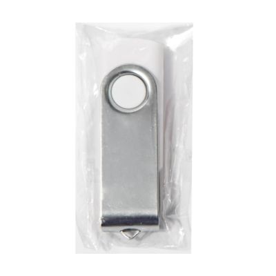 USB flash-карта DOT (16Гб), белый, серебристый-3