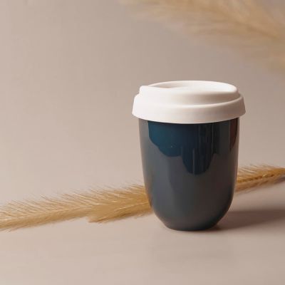 Стакан CAPSULA с крышкой, белый-6