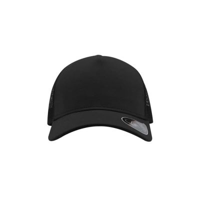 Бейсболка RAPPER JERSEY, 5 клиньев, пластиковая застежка, черный-3