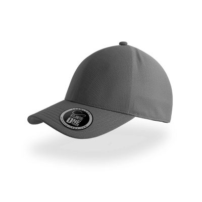 Бейсболка CAP ONE, без панелей и швов, без застежки, серый-0