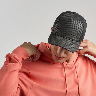 Бейсболка GEAR-S, 5 клиньев, застёжка на липучке, красный-2