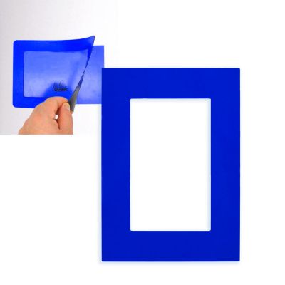 Фоторамка магнитная, синий-0