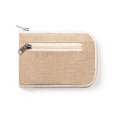 Сумка складная для покупок DYLAN, хлопок/джут, бежевый-1