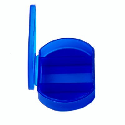 Витаминница TRIZONE, 3 отсека; 6 x 1.3 x 3.9 см; пластик, синяя, синий-3