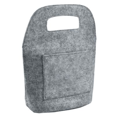 Термосумка 'FELTY', 34 x 22 x 15 см, фетр, серый меланж-1