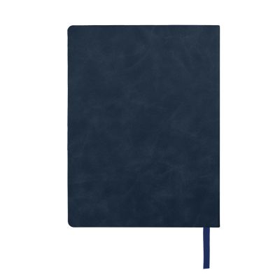 Ежедневник недатированный Solas, формат А5, с магнитом темно-синий, кремовый блок  в линейку-2