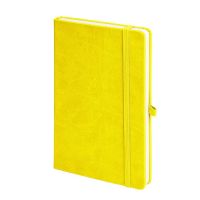 Бизнес-блокнот A5 'Justy' в линейку, желтый