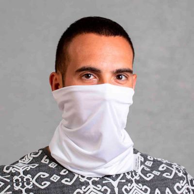 Шарф-бандана NICAL, белый, 48 x 26 см, антибактериальный полиэстер-3