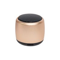 Портативная mini Bluetooth-колонка Sound Burger 'Loto' золото, золотой