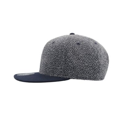 Бейсболка KIK, 6 клиньев, пластиковая застежка, темно-синий-2