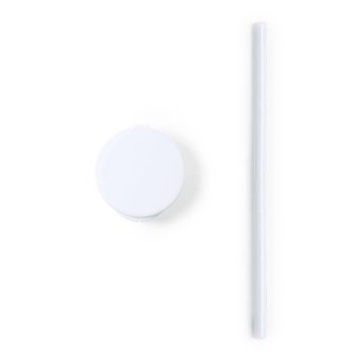 Коктейльная трубочка LADIX в футляре, белый-6