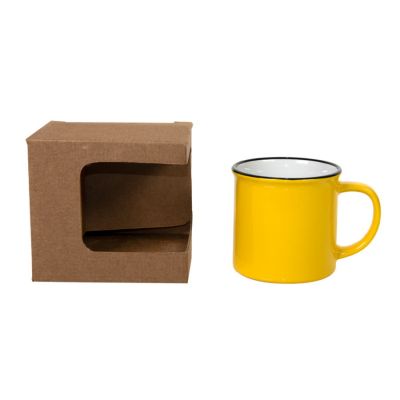 Коробка для кружек 27700, 27601, 23505, 27602 размер 11,8 х 9,0 х 10,8 см, микрогофрок., коричневый-2