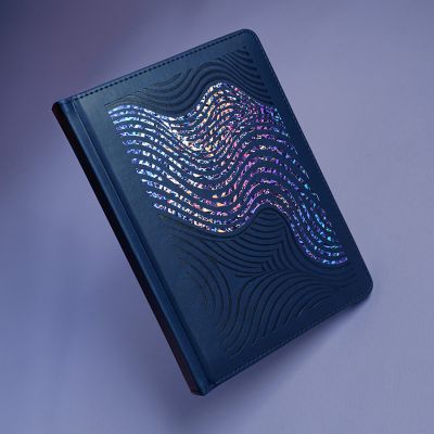 Ежедневник недатированный Bliss,  формат А5, в линейку, темно-синий-5