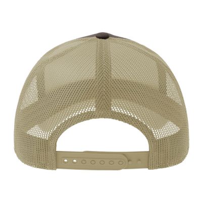 Бейсболка RAPPER COTTON-S, 5 клиньев, пластиковая застёжка, коричневый-1