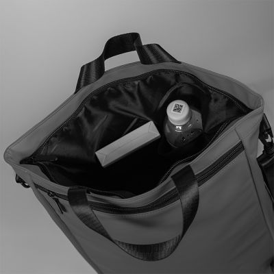 Рюкзак'Shop', серый, 42 х 39 х 13 см, 100% полиуретан-5