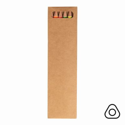 Цветные карандаши NEON, 6 цветов, бежевый-1