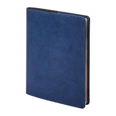 Ежедневник недатированный портфолио Mark, формат А5, в линейку, темно-синий-0