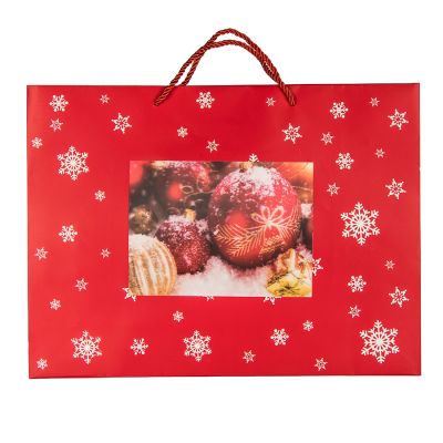 Пакет малый  RED WONDER размер 32 x 27 x 11 см,, красный-0