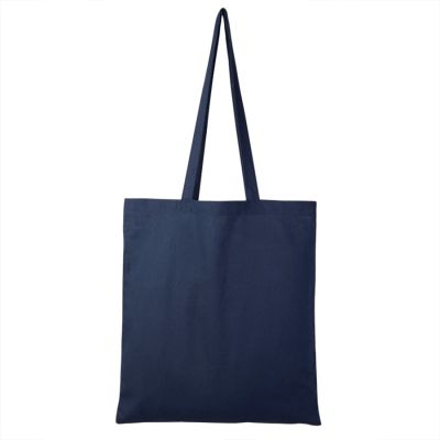 Сумка шоппер хлопковый ECO 116, темно-синий-1
