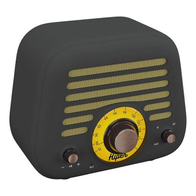 Колонка беспроводная RETRO L, цвет серый-0